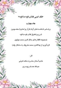 نقد ادبی بر کتاب فیه ما فیه جلد چهارم